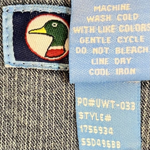 Women's Duck Head Jeans Co. Denim Jacket Med Wash Small Stretch Retro Y2K - Picture 8 of 8